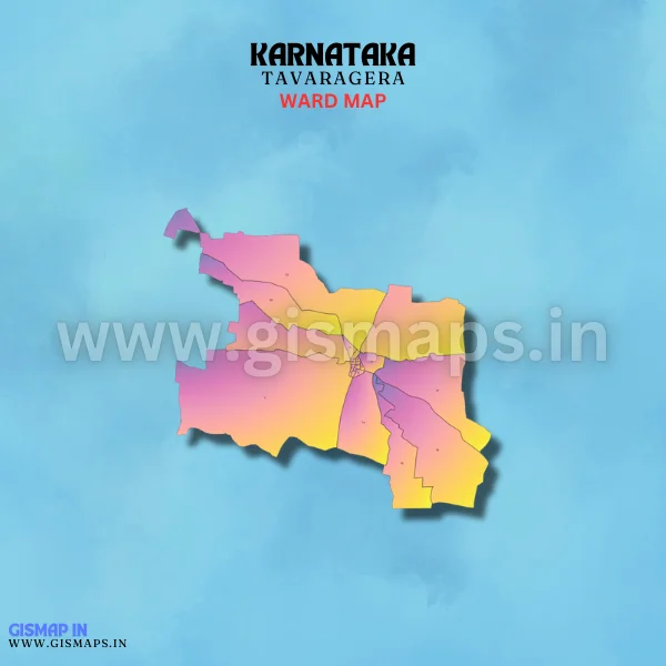 Tavaragera Ward Map (Karnataka)